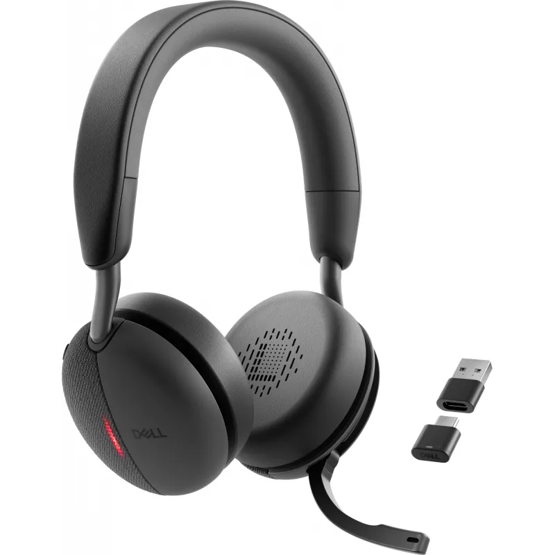 DELL Pro Plus Wireless ANC Headset - WL5024, Kabelgebunden & Kabellos, Luftfahrt/Flugverkehrskontrolle, 20 - 20000 Hz, 219 g, Headset, Schwarz
