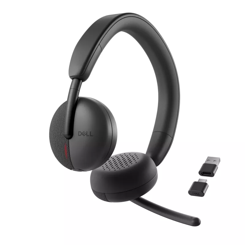 DELL Pro Wireless Headset - WL3024, Kabelgebunden & Kabellos, Telefonie/Musik, 20 - 20000 Hz, 182 g, Headset, Schwarz