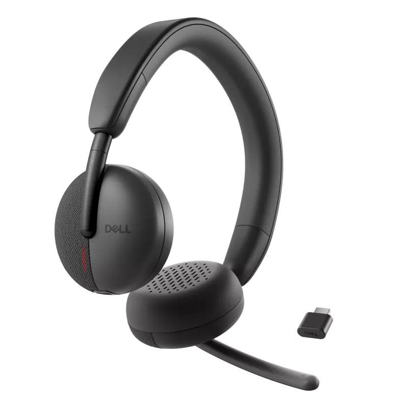 DELL Pro Wireless Headset - WL3024, Kabelgebunden & Kabellos, Telefonie/Musik, 20 - 20000 Hz, 182 g, Headset, Schwarz