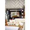 Elektrischer Tischbackofen Adler AD 6024 — kompakt, 22 l Fassungsvermögen, 1300 W, schwarz