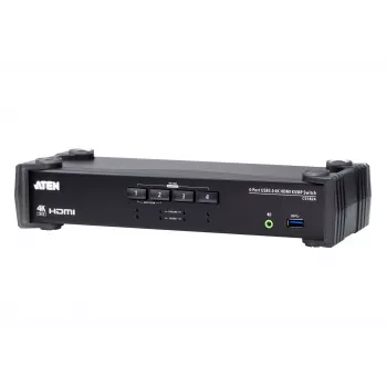 ATEN 4-Port USB 3.0 4K HDMI KVMP™ Switch mit Audio-Mixer-Modus