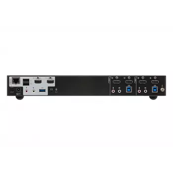 ATEN 2-Port USB 3.0 4K HDMI Dual Display KVMP™ Switch, 4096 x 2160 Pixel, 4K Ultra HD, 3,17 W, Schwarz
