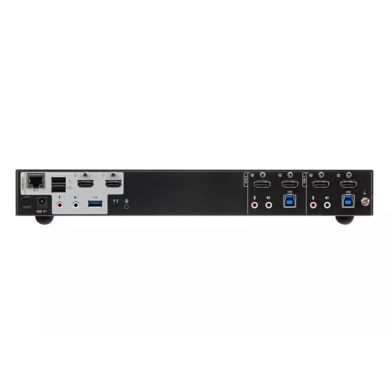 ATEN 2-Port USB 3.0 4K HDMI Dual Display KVMP™ Switch, 4096 x 2160 Pixel, 4K Ultra HD, 3,17 W, Schwarz