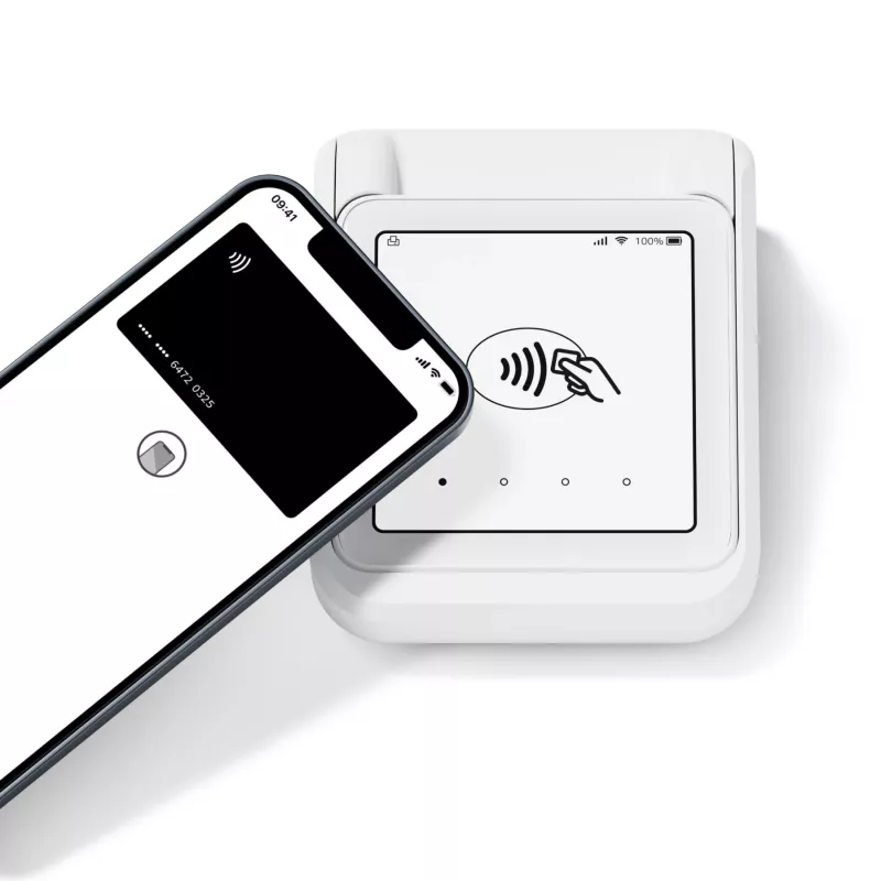 SumUp Solo Printer smart card reader Batterie Wi-Fi White