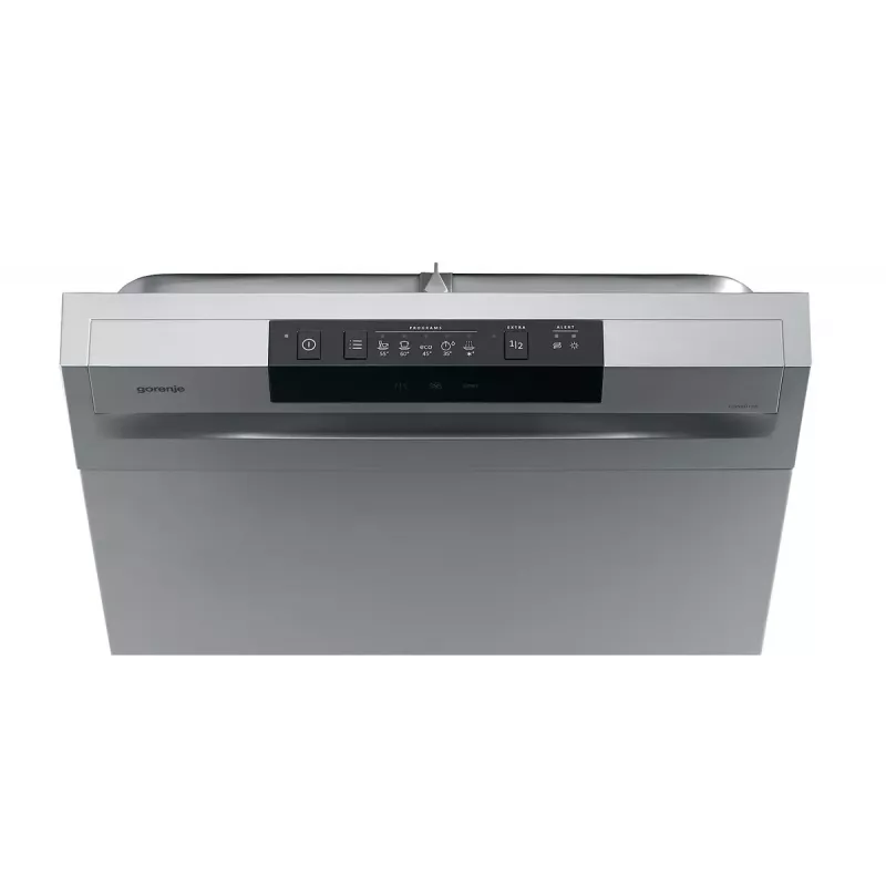 Freistehender Geschirrspüler Gorenje GS520E15S, schmal 45 cm, 9 Maßgedecke, 47 dB, grau