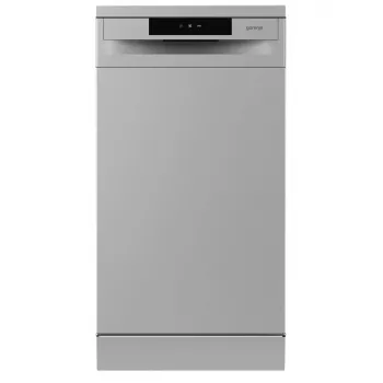 Freistehender Geschirrspüler Gorenje GS520E15S, schmal 45 cm, 9 Maßgedecke, 47 dB, grau