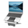 Fellowes Laptopständer für Schreibtisch - Breyta verstellbare Laptoperhöhung für Zuhause und Büro - Tragbarer Laptopständer mit 12 Höheneinstellungen - Max. Laptopgröße 14 Zoll, Max. Gewicht 4 kg - Weiß