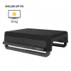 Fellowes Computer Monitor Stand mit 3 Höheneinstellungen - Breyta Monitorerhöhung mit Kabelmanagement - Ergonomischer, verstellbarer Monitorständer für Computer - Max. Gewicht 15 kg - Schwarz