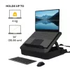 Fellowes Laptoptasche mit integriertem Laptopständer - Breyta Abschließbare Laptoptasche für hybrides Arbeiten & Laptops bis zu 14 Zoll/4 kg - Schwarz