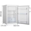 Gorenje RB492PW Kombi-Kühlschrank Freistehend 119 L Weiß