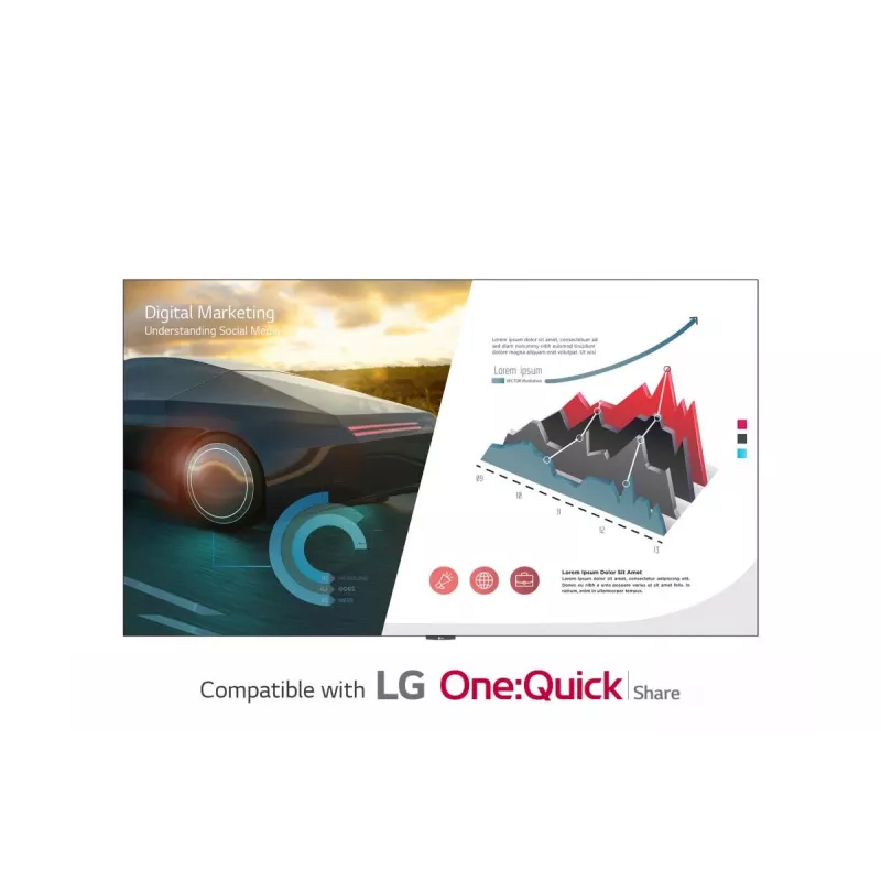 LG All-in-One LED-Videowand - Single SMD - LAEC-Serie - (1920 x 1080) 136 Zoll - 3x HDMI - 1x DP - 1x LAN - Integrierte Lautsprecher