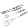 Grillbesteck-Set Adler AD 6728 — 3-teilig, Spieße und Gabel aus Edelstahl