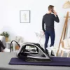 Tefal Puregliss FV8062E0 Bügeleisen Trocken- & Dampfbügeleisen Durilium AirGlide Autoclean-Bügelsohle 3000 W Schwarz, Grau