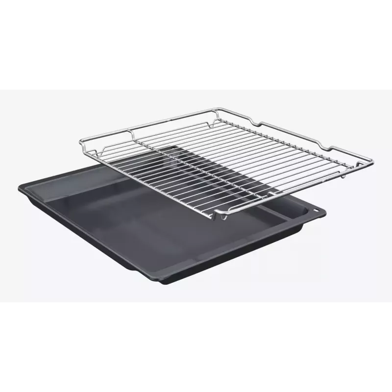 Einbau-Backofen Bosch Serie 8 HBG7721B1 — elektrisch, 71 L, Pyrolyse-Selbstreinigung, Touch-Bedienung, Wi‑Fi, Halogenlampe, schwarz