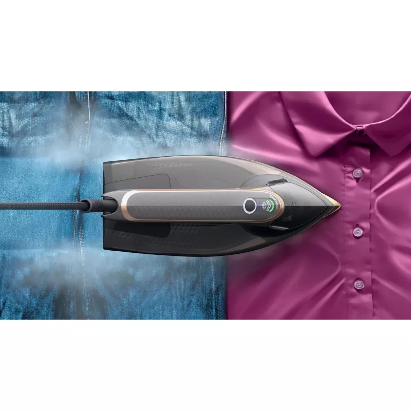 Philips DST8041/80 Bügeleisen Dampfbügeleisen SteamGlide Elite Bügelsohle 3000 W Schwarz