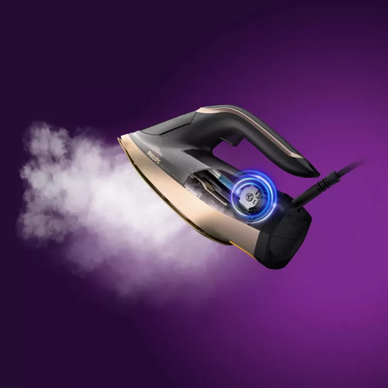 Philips DST8041/80 Bügeleisen Dampfbügeleisen SteamGlide Elite Bügelsohle 3000 W Schwarz