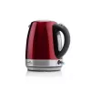 Elektrischer Wasserkocher ETA 1,2 L 2100 W Rot — Edelstahl, Wasserstandsanzeige
