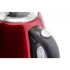 Elektrischer Wasserkocher ETA 1,2 L 2100 W Rot — Edelstahl, Wasserstandsanzeige
