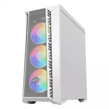 COOLER MASTER Gehäuse Masterbox Lite 520 Mesh Midi Tower Weiß