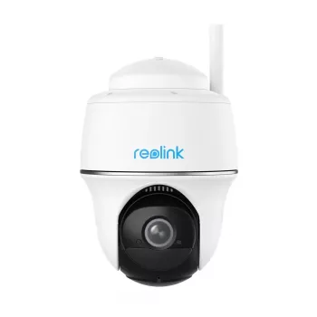 IP-Überwachungskamera Reolink Argus Series B430 — 5 MP, kabellos, Akku/Solar 6000 mAh, Dome, Innen/Außen, PIR, 355° Schwenk, 140° Neigung