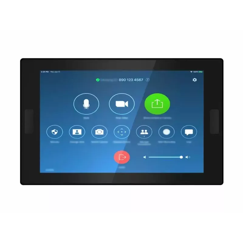 Konferenzcontroller Lenovo ThinkSmart 12QL0004MT für Zoom, kompaktes schwarzes Gerät zur Besprechungssteuerung
