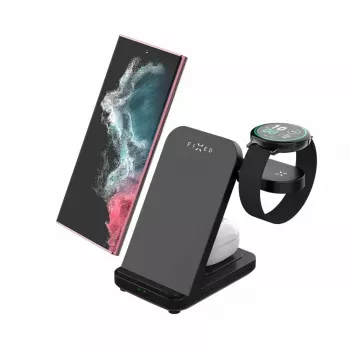 Tragbare Powerbank FIXED Powerstation FIXPOS-SA-BK 10000mAh, tragbarer Ladegerät, 10000 mAh Kapazität