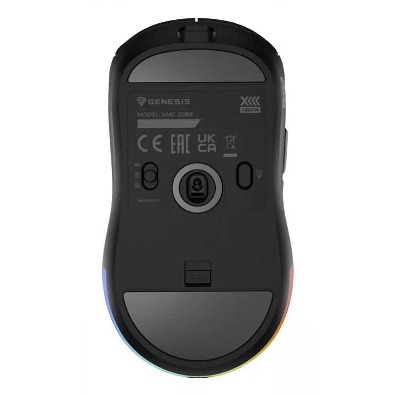 GENESIS Zircon XIII Maus Gaming Ambidextrous RF Wireless + USB Type-C Optisch 26000 DPI
