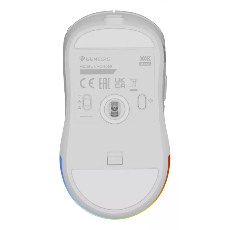 GENESIS Zircon XIII Maus Gaming Ambidextrous RF Wireless + USB Type-C Optisch 26000 DPI