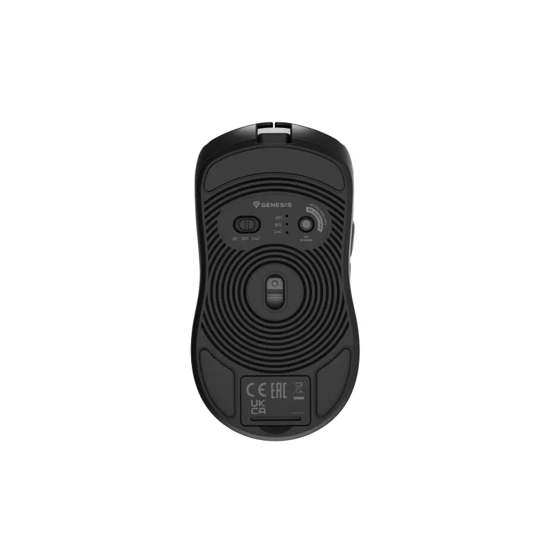 GENESIS Zircon 500 Maus Gaming Rechtshändig RF Wireless + Bluetooth + USB Typ-C Optisch 10000 DPI