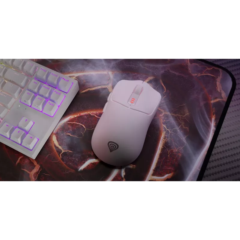 GENESIS Zircon 500 Maus Gaming Rechtshänder RF Wireless + Bluetooth + USB Typ-C Optisch 10000 DPI