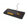 GENESIS Thor 230 TKL Tastatur Gaming USB + RF Wireless + Bluetooth QWERTY Schwarz, Grau, Orange