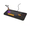 GENESIS Thor 230 TKL Tastatur Gaming USB + RF Wireless + Bluetooth QWERTY Schwarz, Grau, Orange