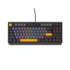 GENESIS Thor 230 TKL Tastatur Gaming USB + RF Wireless + Bluetooth QWERTY Schwarz, Grau, Orange