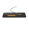 GENESIS Thor 230 TKL Tastatur Gaming USB + RF Wireless + Bluetooth QWERTY Schwarz, Grau, Orange