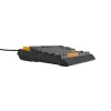 GENESIS Thor 230 TKL Tastatur Gaming USB + RF Wireless + Bluetooth QWERTY Schwarz, Grau, Orange