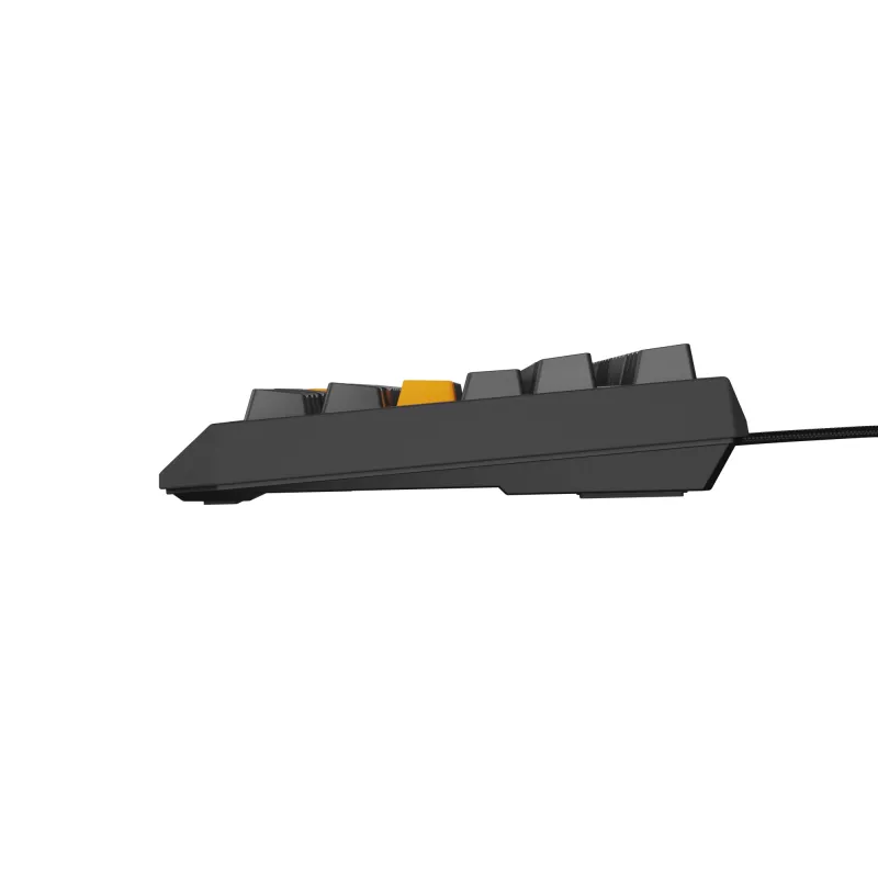 GENESIS Thor 230 TKL Tastatur Gaming USB + RF Wireless + Bluetooth QWERTY Schwarz, Grau, Orange