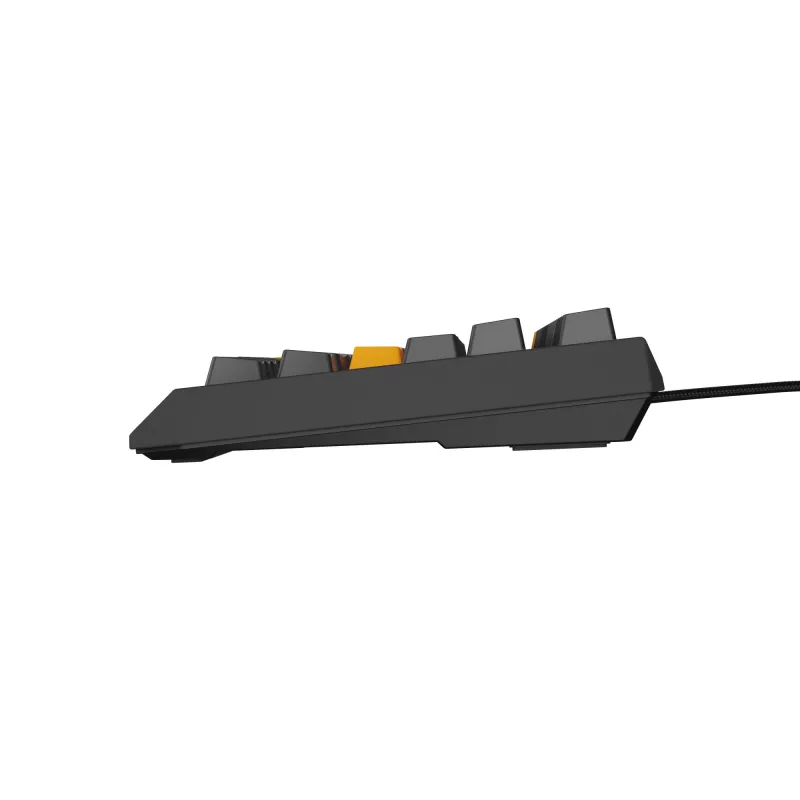 GENESIS Thor 230 TKL Tastatur Gaming USB + RF Wireless + Bluetooth QWERTY Schwarz, Grau, Orange