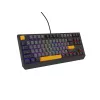 GENESIS Thor 230 TKL Tastatur Gaming USB + RF Wireless + Bluetooth QWERTY Schwarz, Grau, Orange