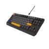 GENESIS Thor 230 TKL Tastatur Gaming USB + RF Wireless + Bluetooth QWERTY Schwarz, Grau, Orange