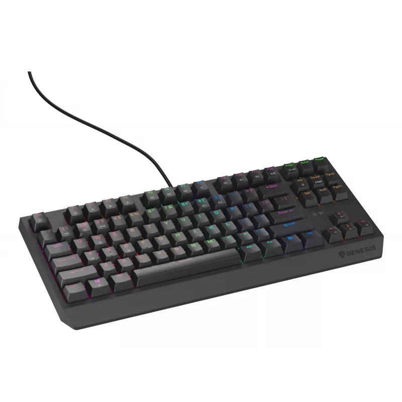 GENESIS Thor 230 TKL Lite Tastatur Gaming USB QWERTY Englisch Schwarz