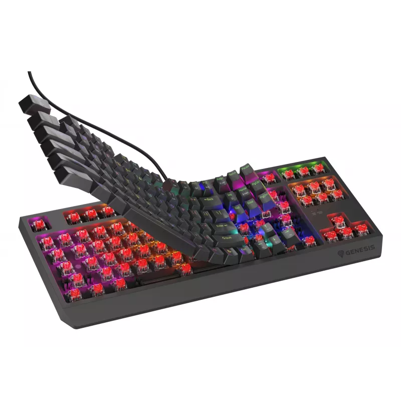 GENESIS Thor 230 TKL Lite Tastatur Gaming USB QWERTY Englisch Schwarz