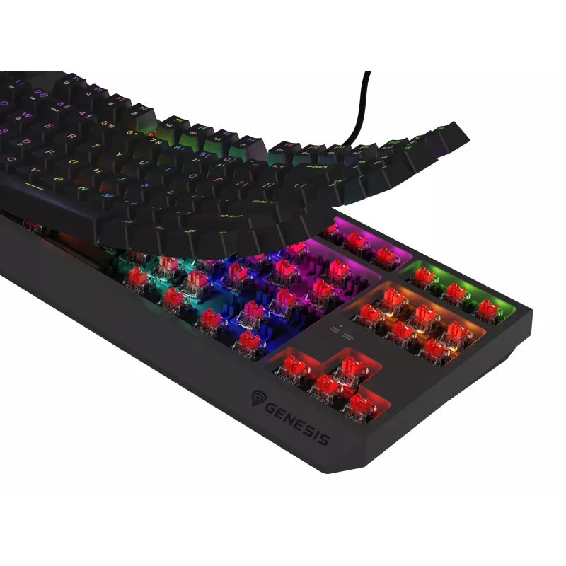 GENESIS Thor 230 TKL Lite Tastatur Gaming USB QWERTY Englisch Schwarz