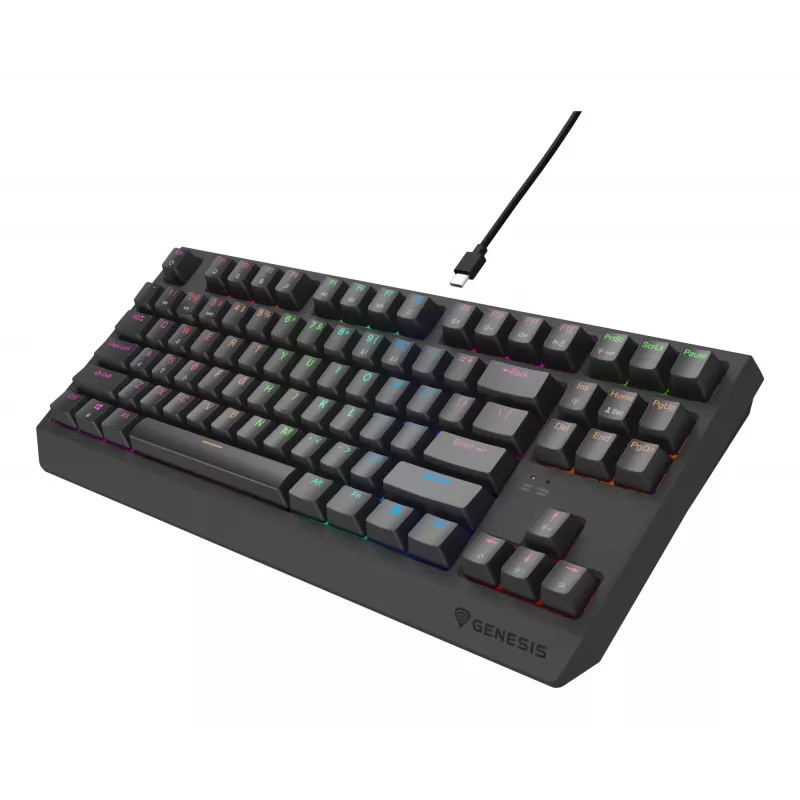 GENESIS Thor 230 TKL Lite Tastatur Gaming USB QWERTY Englisch Schwarz