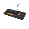 GENESIS THOR 230 TKL Tastatur Gaming USB + RF Wireless + Bluetooth QWERTY Schwarz, Blau, Grau, Orange