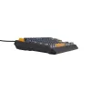 GENESIS THOR 230 TKL Tastatur Gaming USB + RF Wireless + Bluetooth QWERTY Schwarz, Blau, Grau, Orange