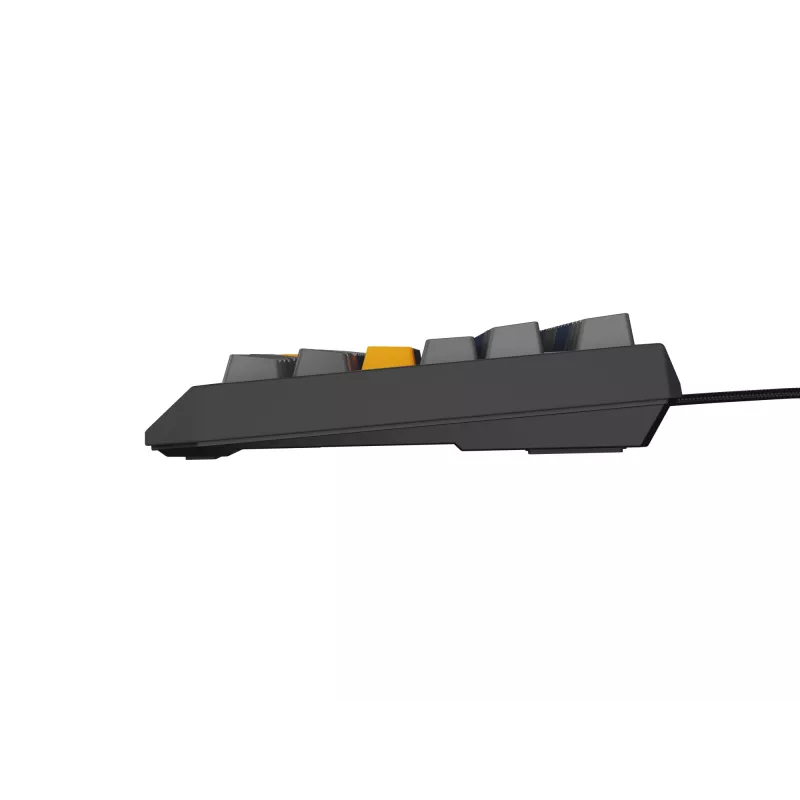 GENESIS THOR 230 TKL Tastatur Gaming USB + RF Wireless + Bluetooth QWERTY Schwarz, Blau, Grau, Orange