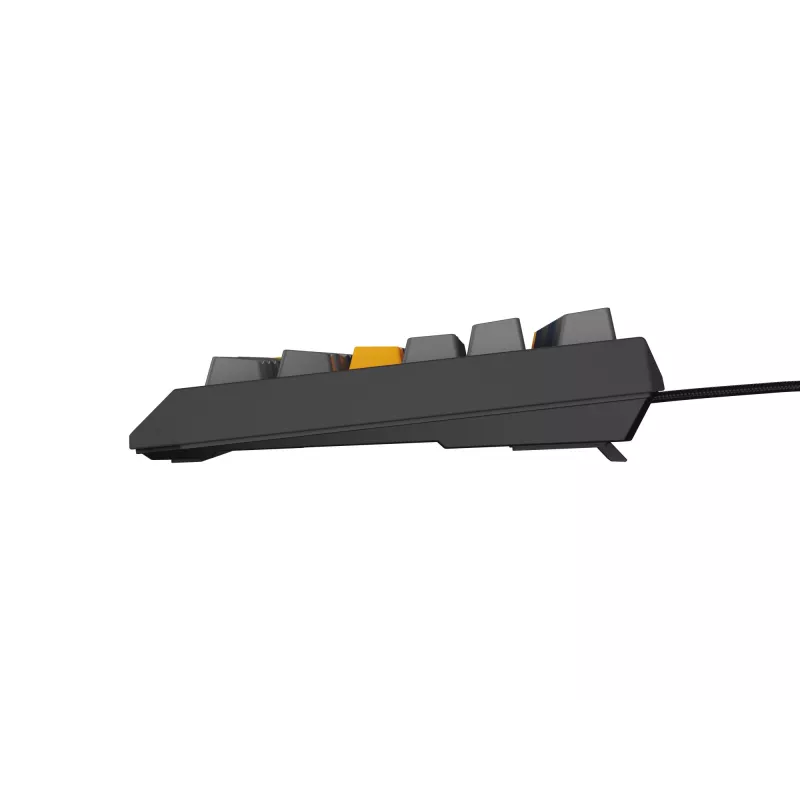 GENESIS THOR 230 TKL Tastatur Gaming USB + RF Wireless + Bluetooth QWERTY Schwarz, Blau, Grau, Orange