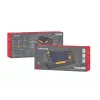 GENESIS THOR 230 TKL Tastatur Gaming USB + RF Wireless + Bluetooth QWERTY Schwarz, Blau, Grau, Orange