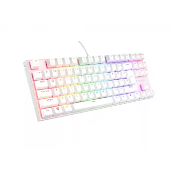 GENESIS Thor 303 TKL Tastatur Gaming USB QWERTY US International Weiß