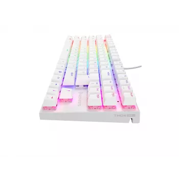 GENESIS Thor 303 TKL Tastatur Gaming USB QWERTY US International Weiß